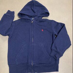 Polo Ralph Lauren Zip-Up Hoodie – Size 5